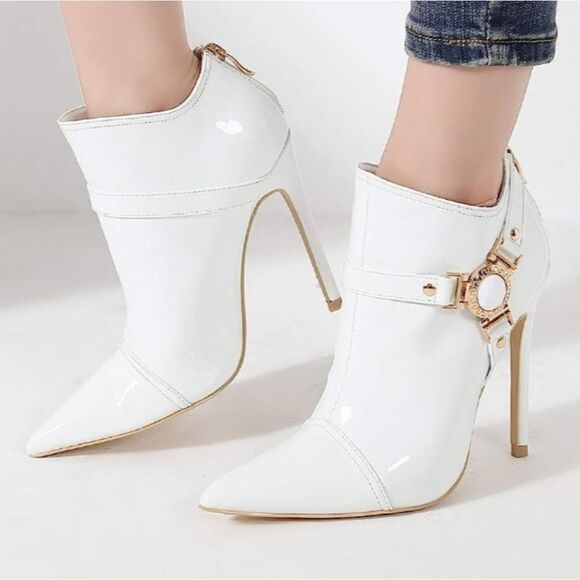 BRAND NEW MACKIN J 313-13 WOMEN'S POINTED TOE ANKLE HIGH HEEL Heel BOOTIES - Picture 14 of 14